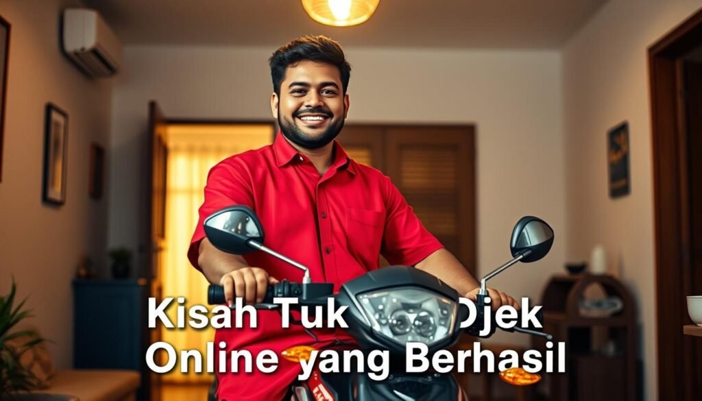 tukang ojek online beruntung
