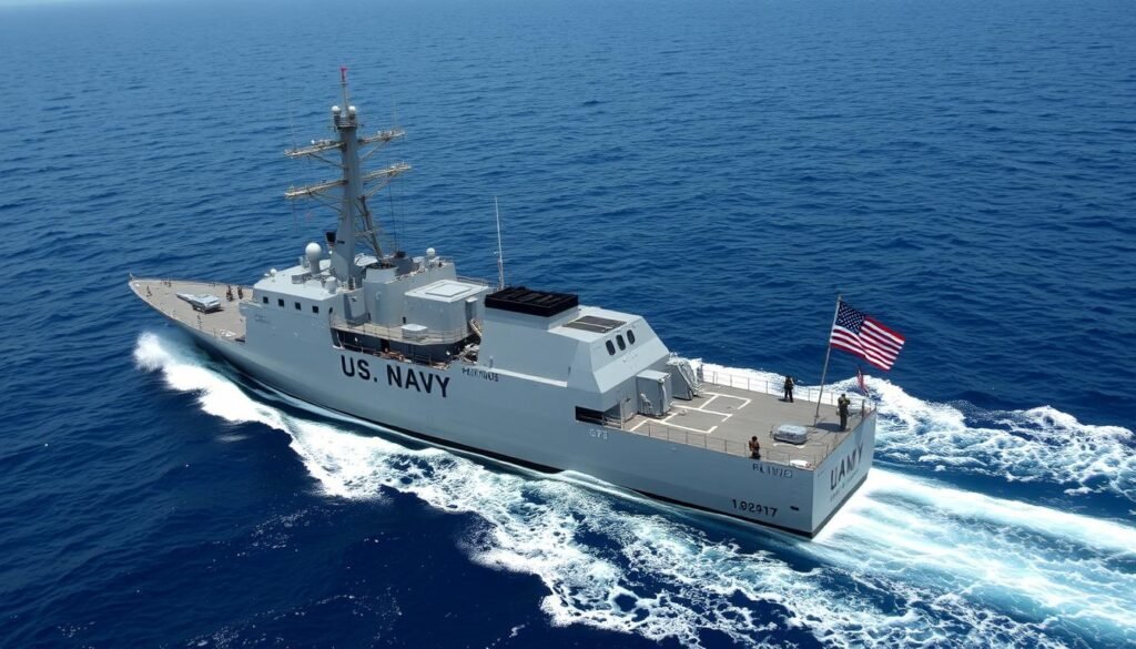 Kapal perang Amerika Serikat melakukan operasi kebebasan navigasi di Laut China Selatan